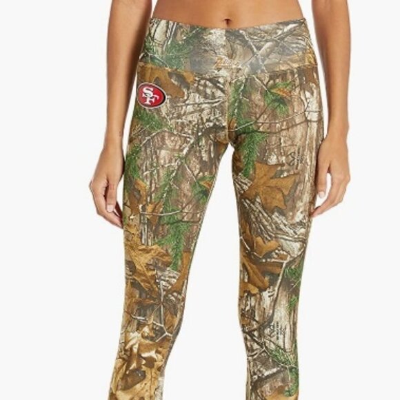 Zubaz San Francisco 49ers Women's Realtree Xtra Legging , XS - Picture 1 of 5